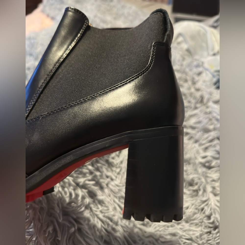 Boots with Red Bottoms.